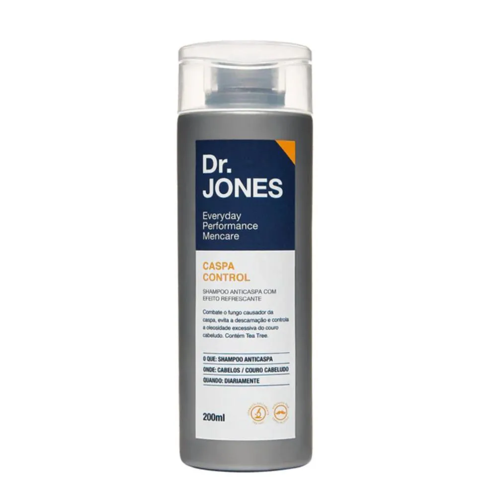 Shampoo Anticaspa Dr. Jones Caspa Control Efeito Refrescante 200ml