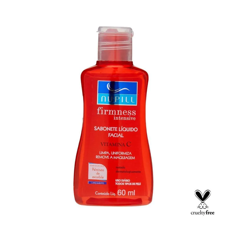SABONETE LíQUIDO FACIAL NUPILL VITAMINA C 60ML