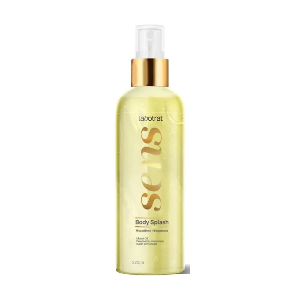 BODY SPLASH LABOTRAT SENS MACADâMIA + BERGAMOTA 230ML