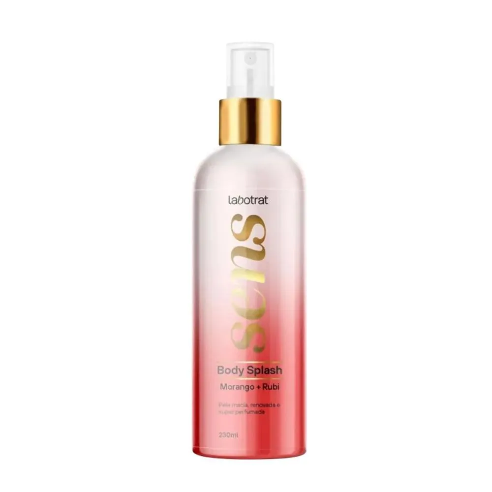 BODY SPLASH LABOTRAT SENS MORANGO + RUBI 230ML
