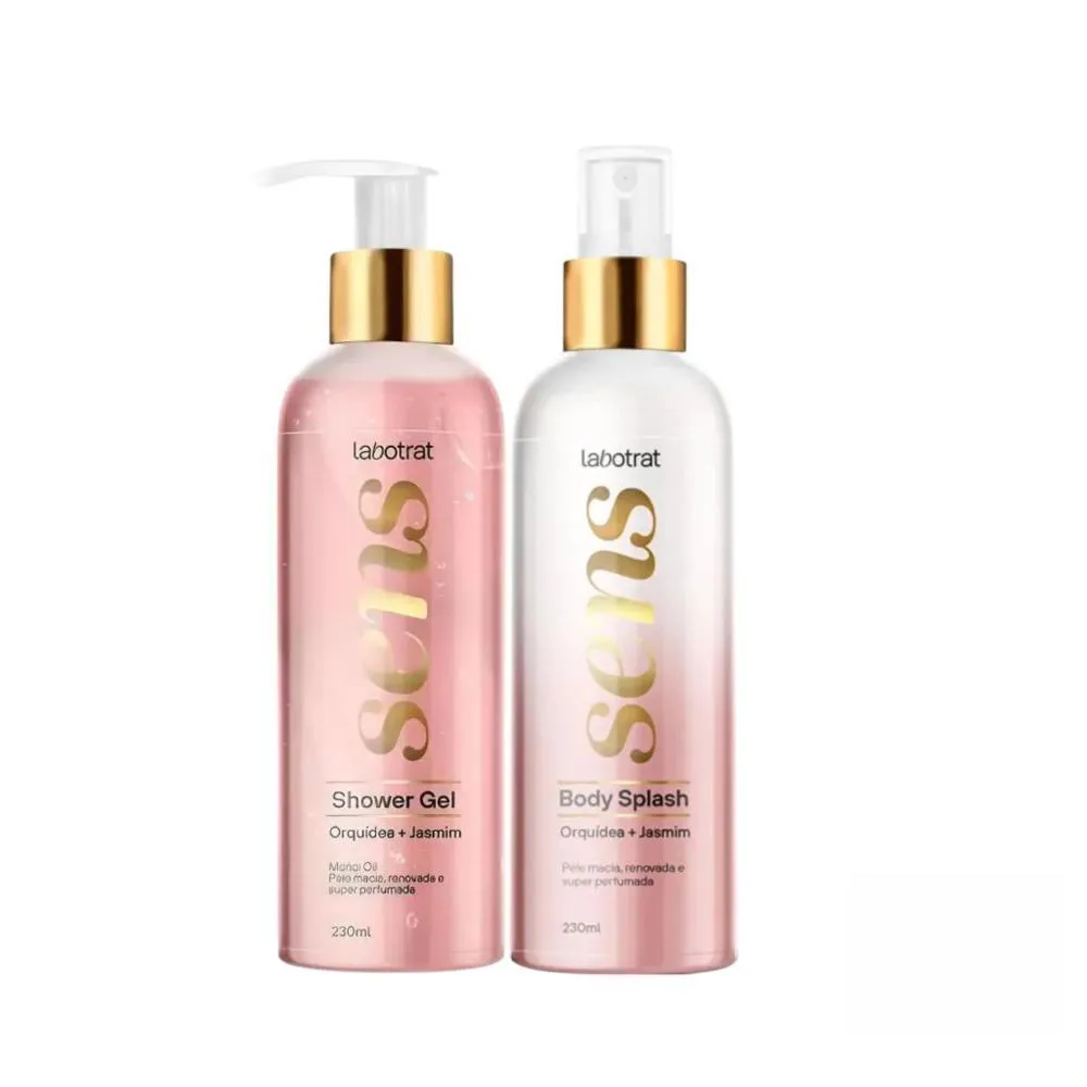 SHOWER GEL + BODY SPLASH LABOTRAT ORQUíDEA + JASMIM 230ML