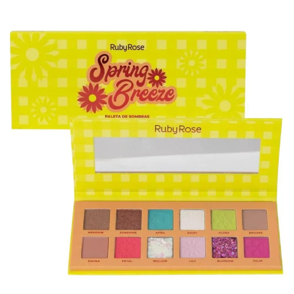 PALETA DE SOMBRAS RUBY ROSE SPRING BREEZE 11,4G