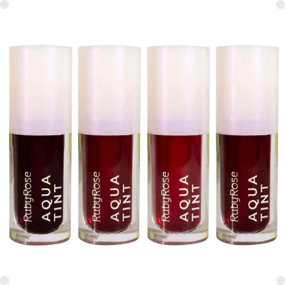 KIT AQUA TINT RUBY ROSE 5ML COM 4
