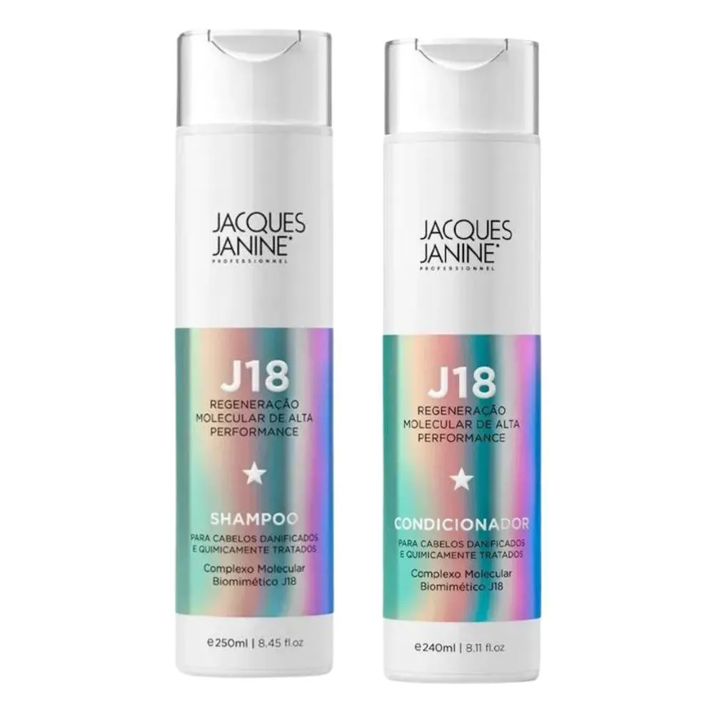 SHAMPOO + CONDICIONADOR JACQUES JANINE J18 240ML