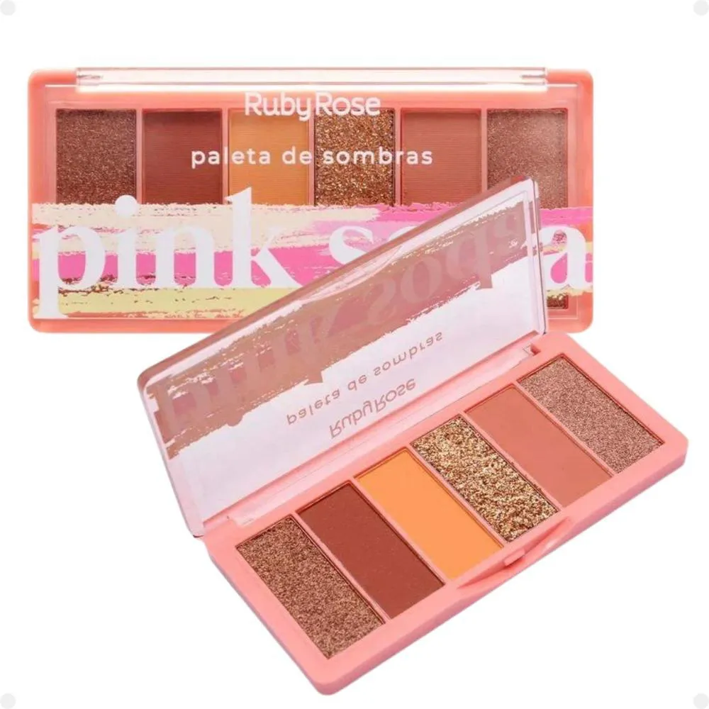 PALETA DE SOMBRAS RUBY ROSE PINK SODA 12,9G