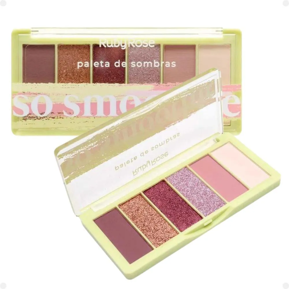 PALETA DE SOMBRAS RUBY ROSE SO SMOOTHIE 12,9G