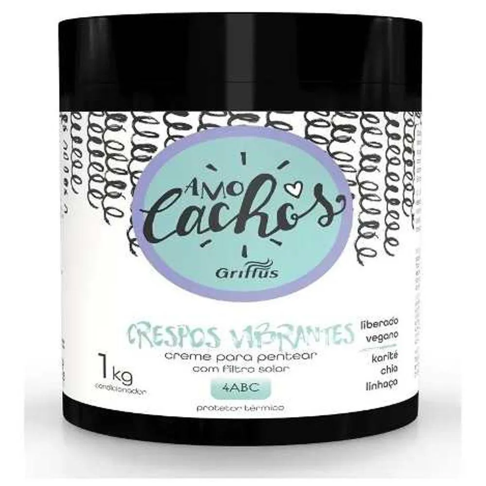 CREME PARA PENTEAR GRIFFUS AMO CACHOS 1 KG CRESPOS