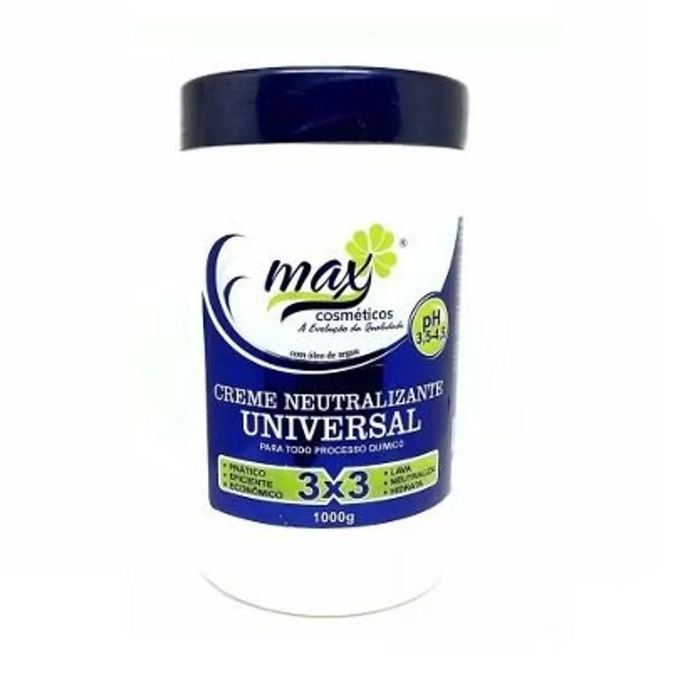 CREME UNIVERSAL 3 EM 1 POTE DE 1K MAX ÓLEO DE ARGAN