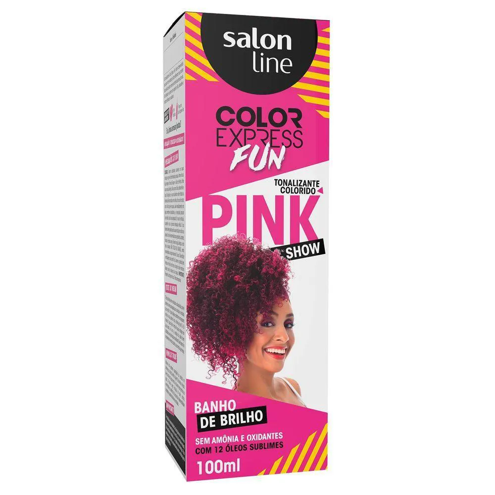 TONALIZANTE SALON LINE COLOR EXPRESS FUN PINK SHOW 100ML