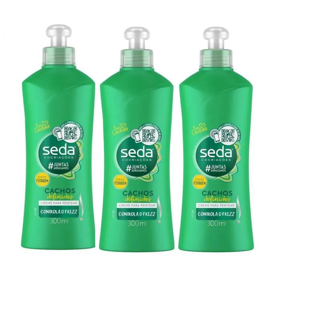 CREME PARA PENTEAR SEDA CACHOS DEFIN 300ML