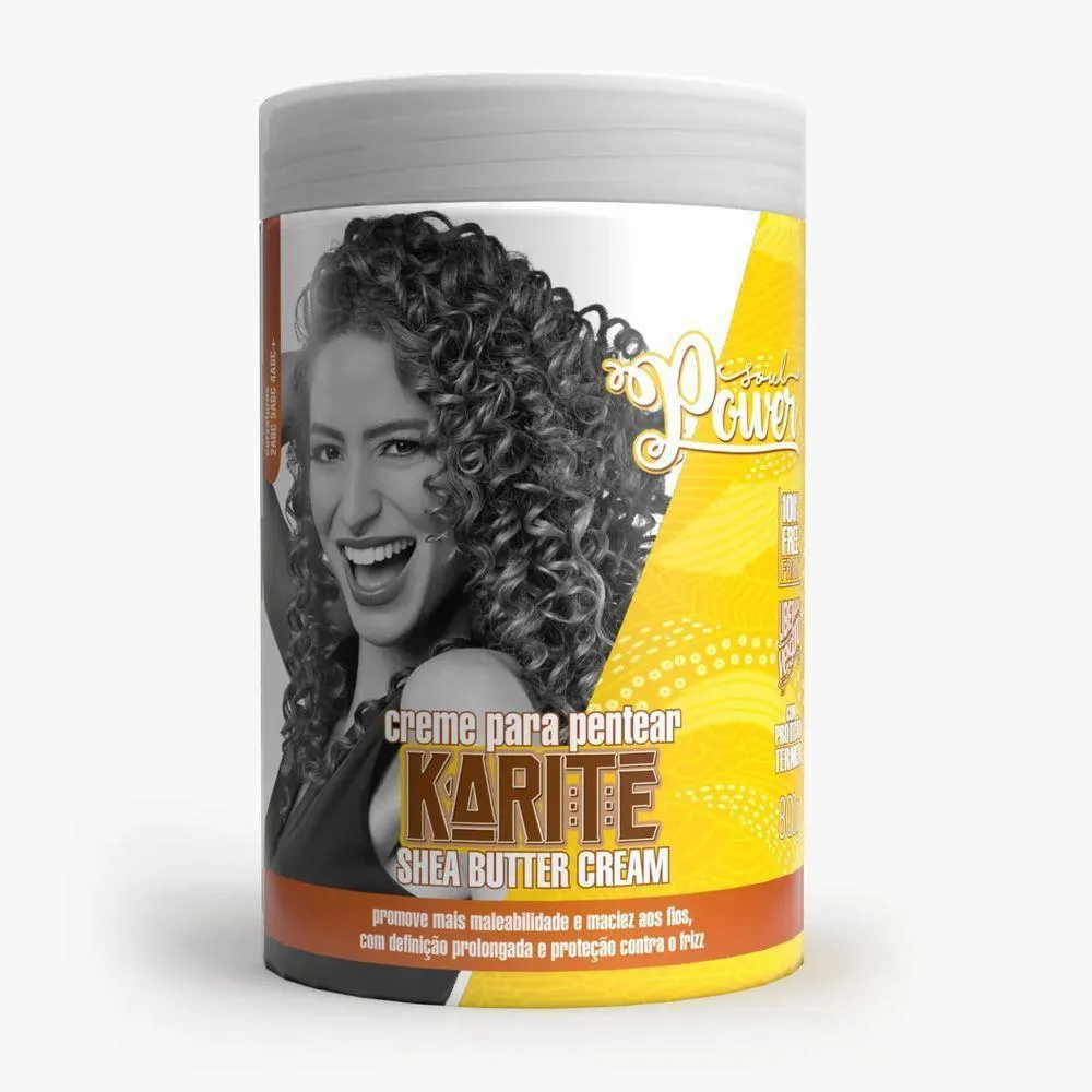 CREME PARA PENTEAR KARITé SHEA BUTTER CREAM SOUL POWER - 800G