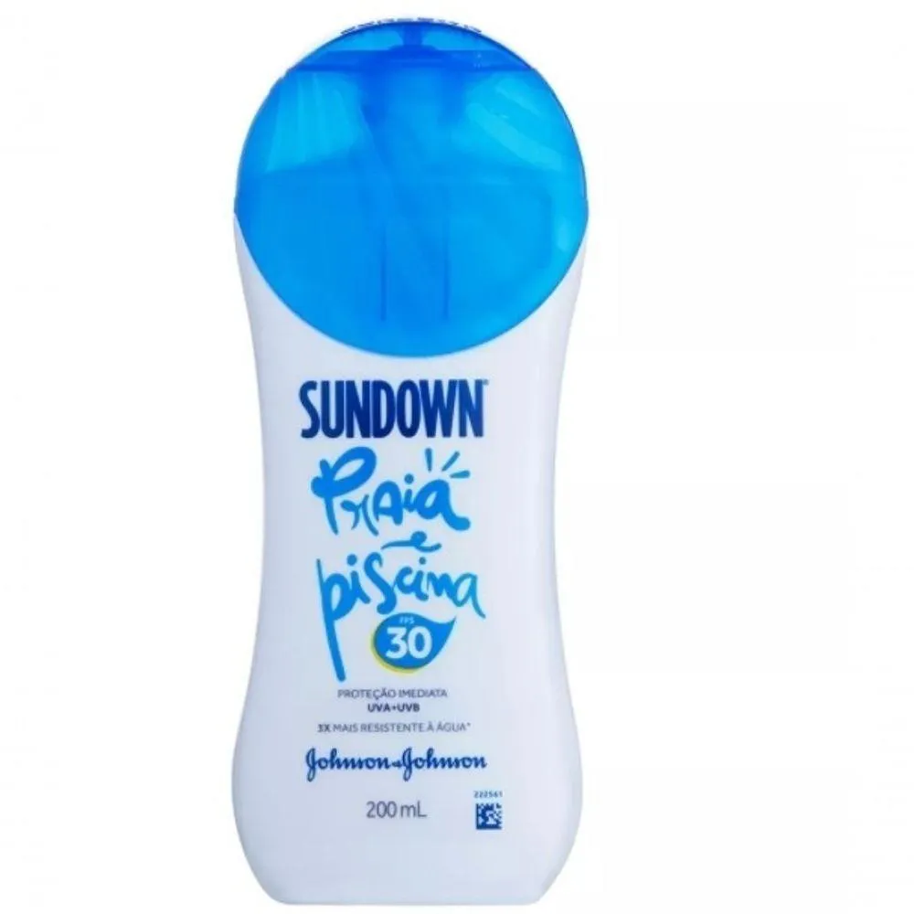 PROTETOR SOLAR PRAIA E PISCINA FPS 30 SUNDOWN 200ML