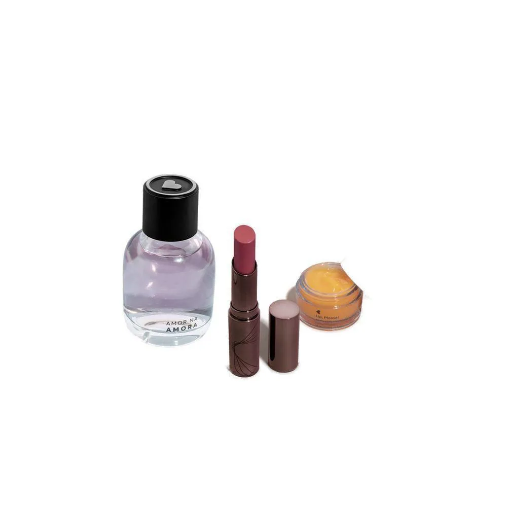 COMBO DESODORANTE COLôNIA 75ML + BATOM VOLUMãO GOIABALê 3,4G + BALM LABIAL HIDRATAçãO INTENSA 8G