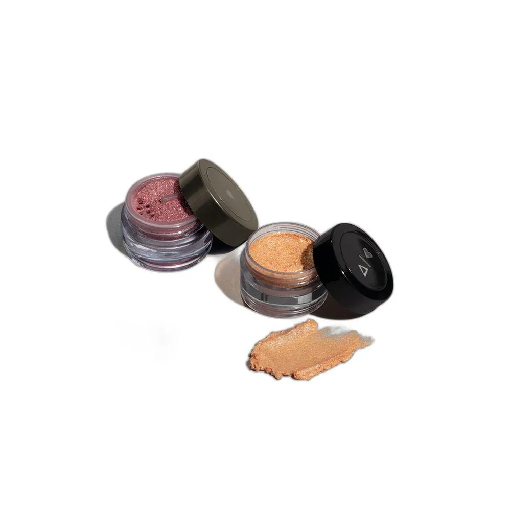 COMBO GLITTER SOLTO ROSELITTER 1G + GLITTER EM GEL ROSA GOLD 5G