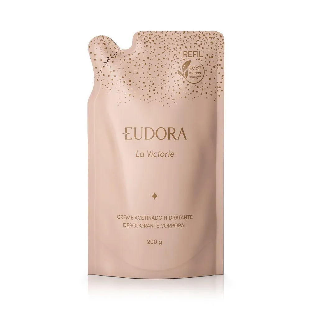 EUDORA LA VICTORIE REFIL CREME HIDRATANTE DESODORANTE CORPORAL 200G