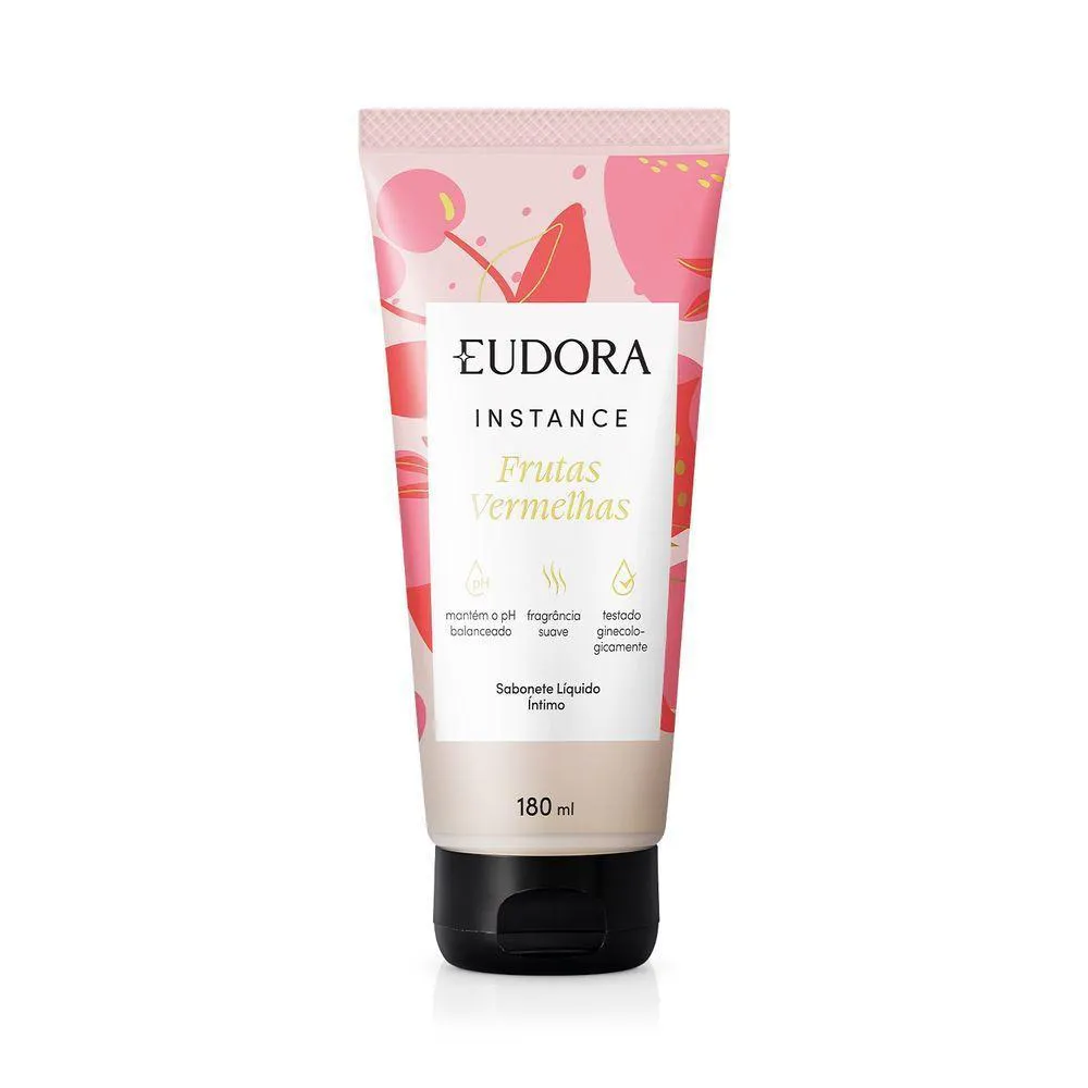 EUDORA INSTANCE SABONETE íNTIMO FRUTAS VERMELHAS 180ML
