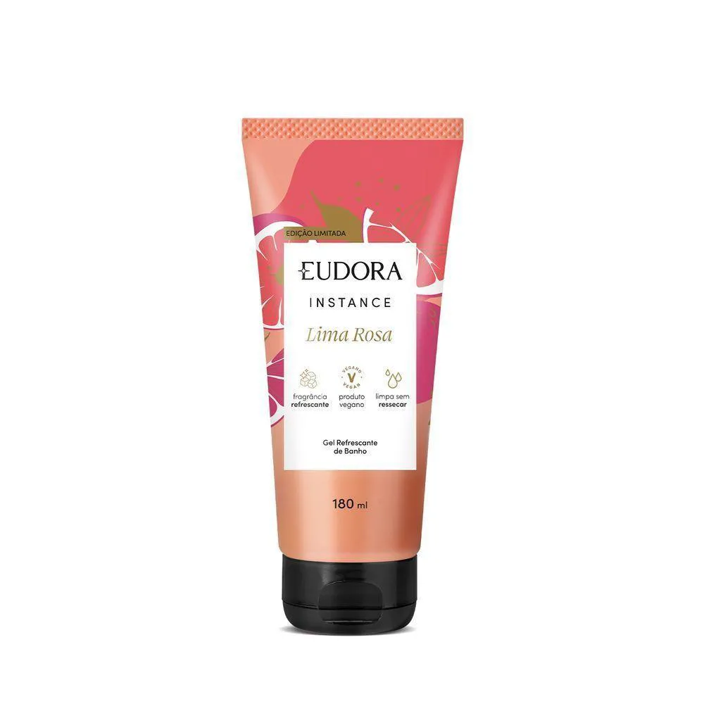 EUDORA INSTANCE LIMA ROSA GEL REFRESCANTE DE BANHO 180ML