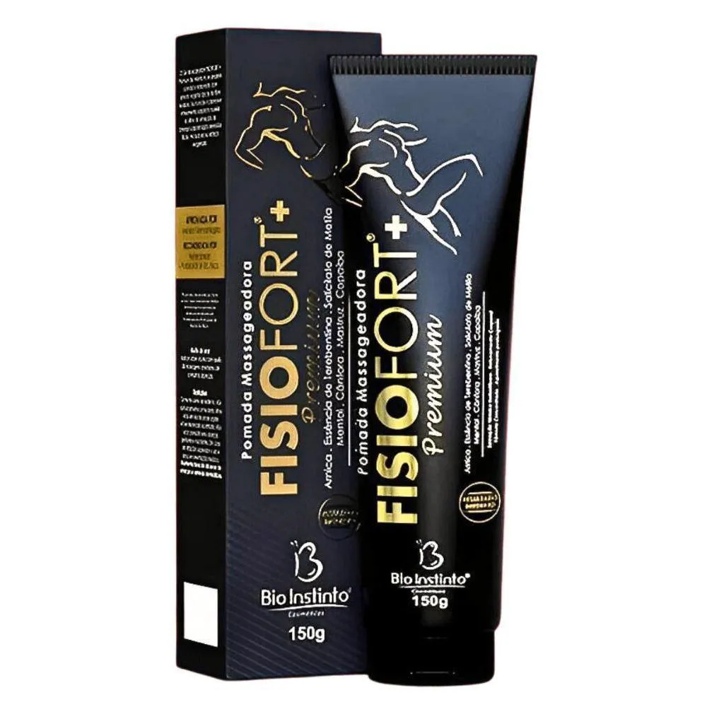 POMADA MASSAGEADORA FISIOFORT+ PREMIUM MUSCULARES 150G