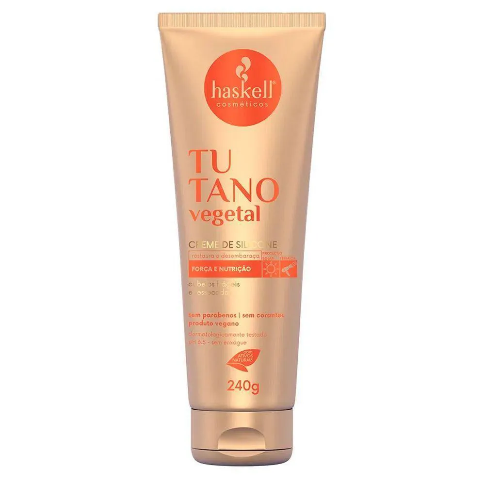 CREME DE SILICONE LEAVE-IN HIDRATANTE TUTANO HASKELL 240G