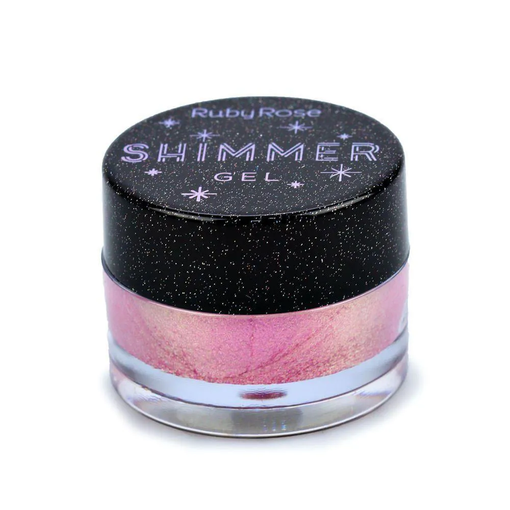 GLITTER EM GEL SHIMMER RUBY ROSE 2