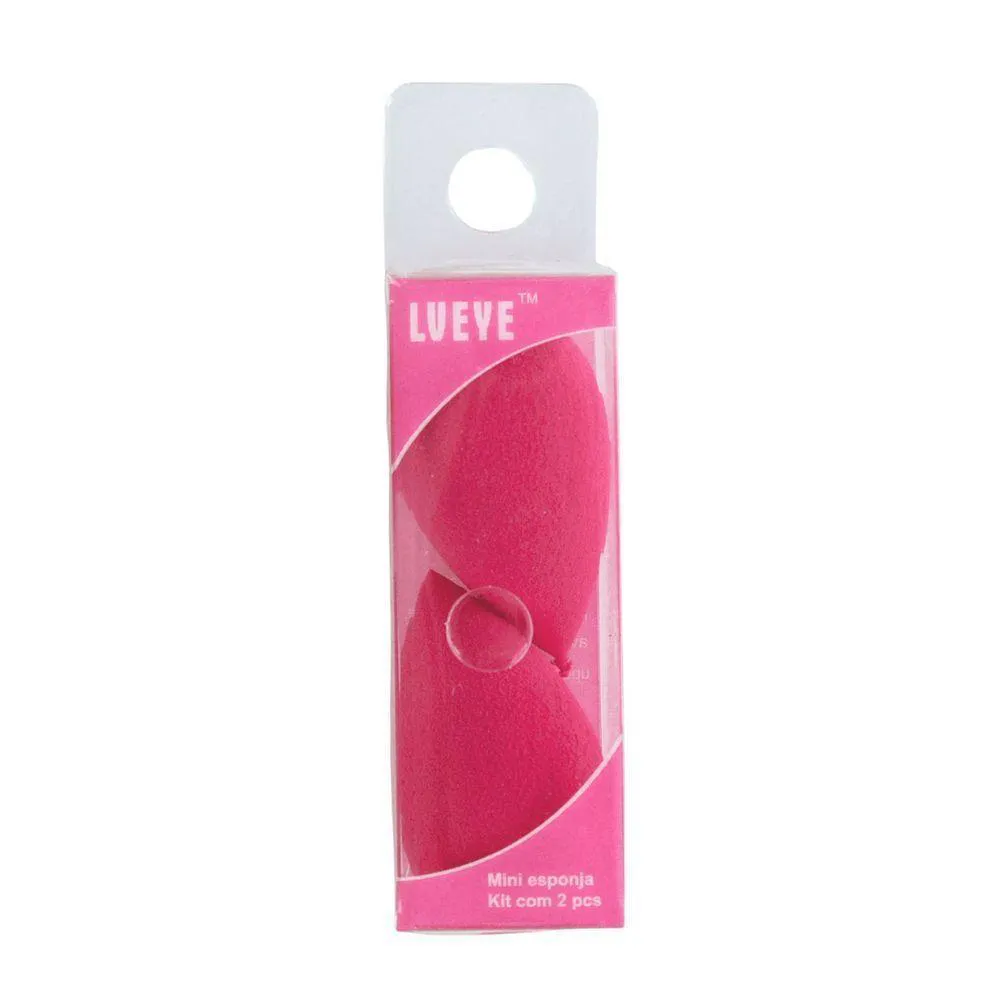 KIT COM 2 MINI ESPONJAS GOTA ROSA PINK