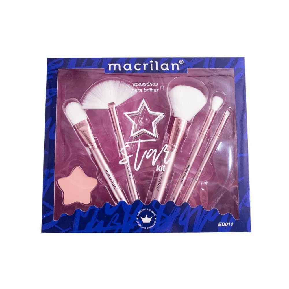 KIT DE PINCéIS STAR MACRILAN úNICO