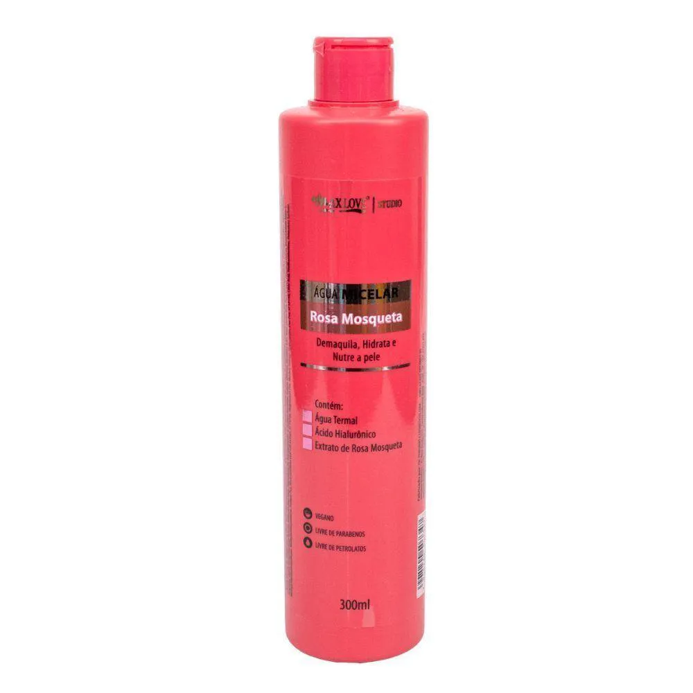 ÁGUA MICELAR ROSA MOSQUETA MAX LOVE úNICO