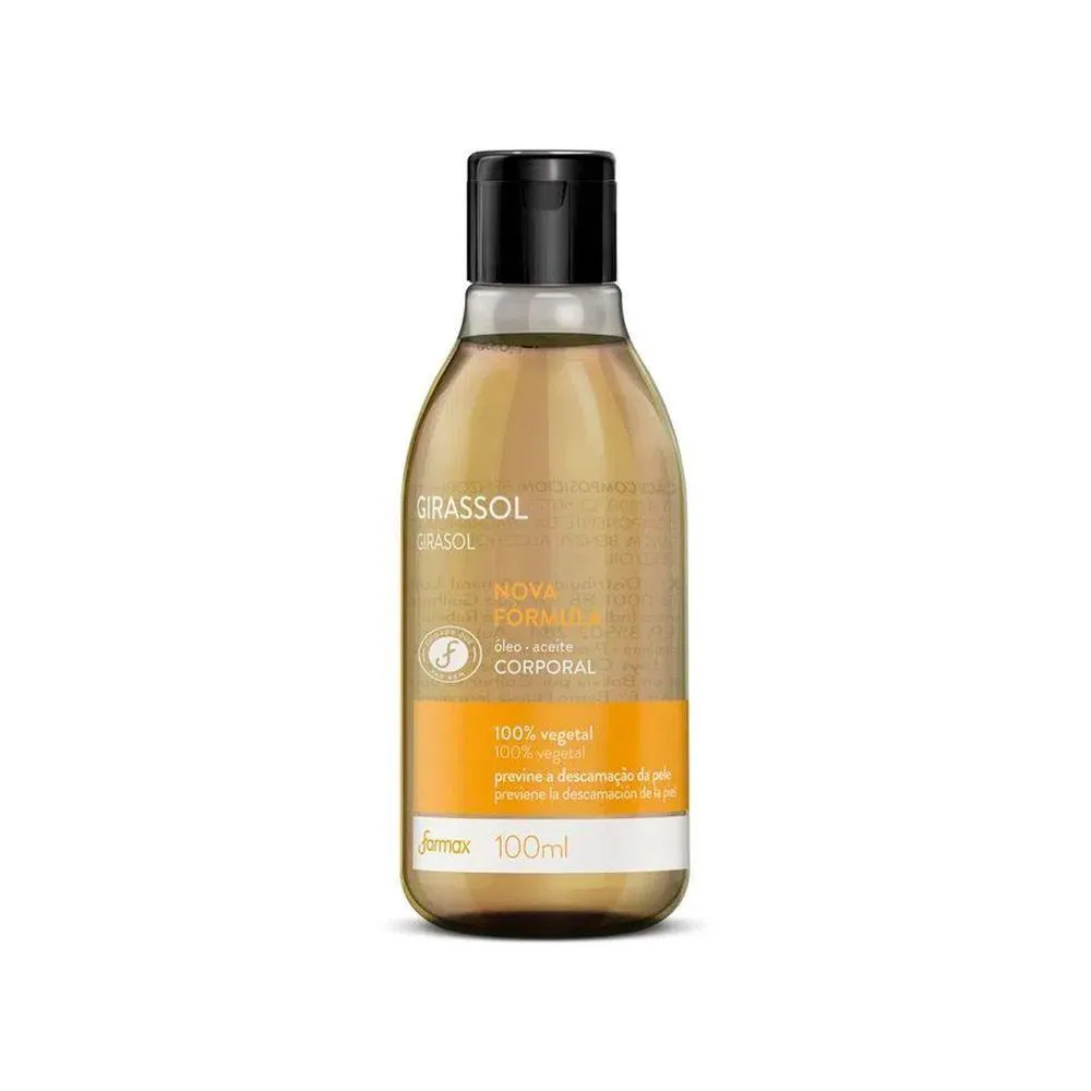ÓLEO CAPILAR E CORPORAL GIRASSOL FARMAX 100ML