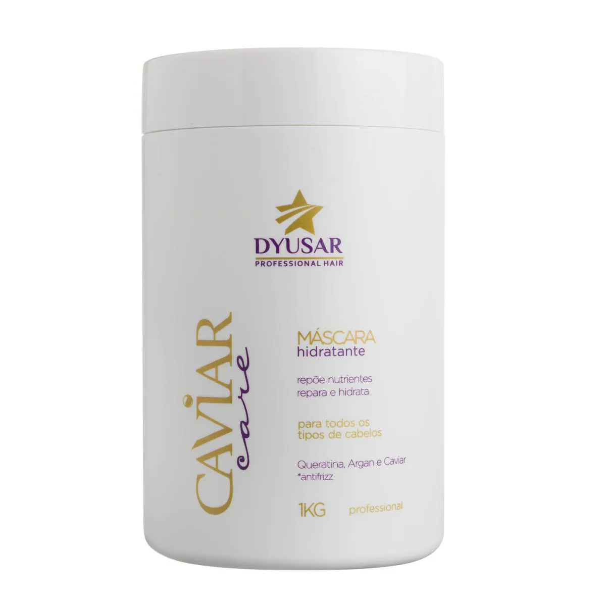 MáSCARA DE NUTRIçãO CAVIAR CARE DYUSAR COSMéTICOS 1KG