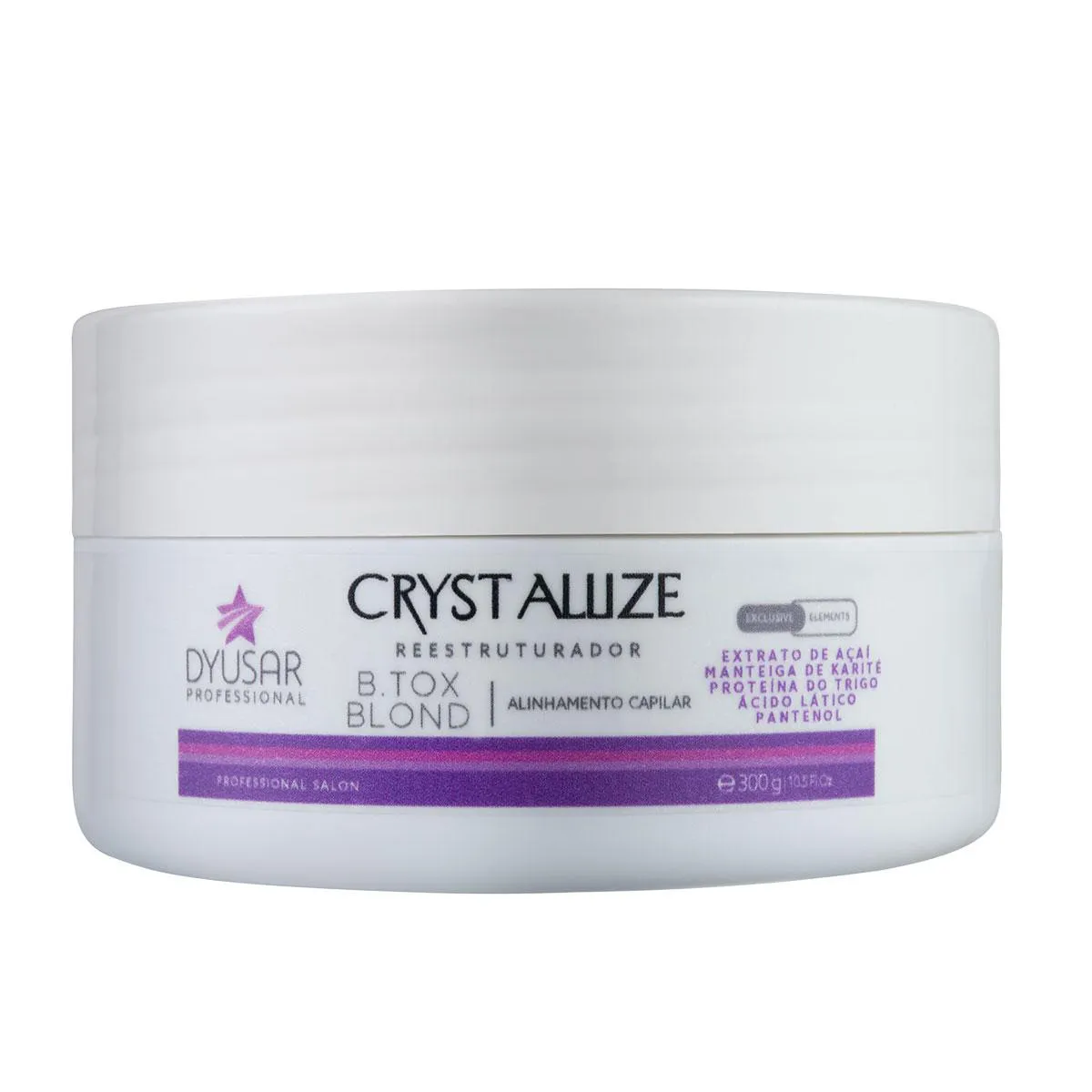 MáSCARA REDUTORA DE VOLUME CRYSTALLIS BLOND DYUSAR 300G
