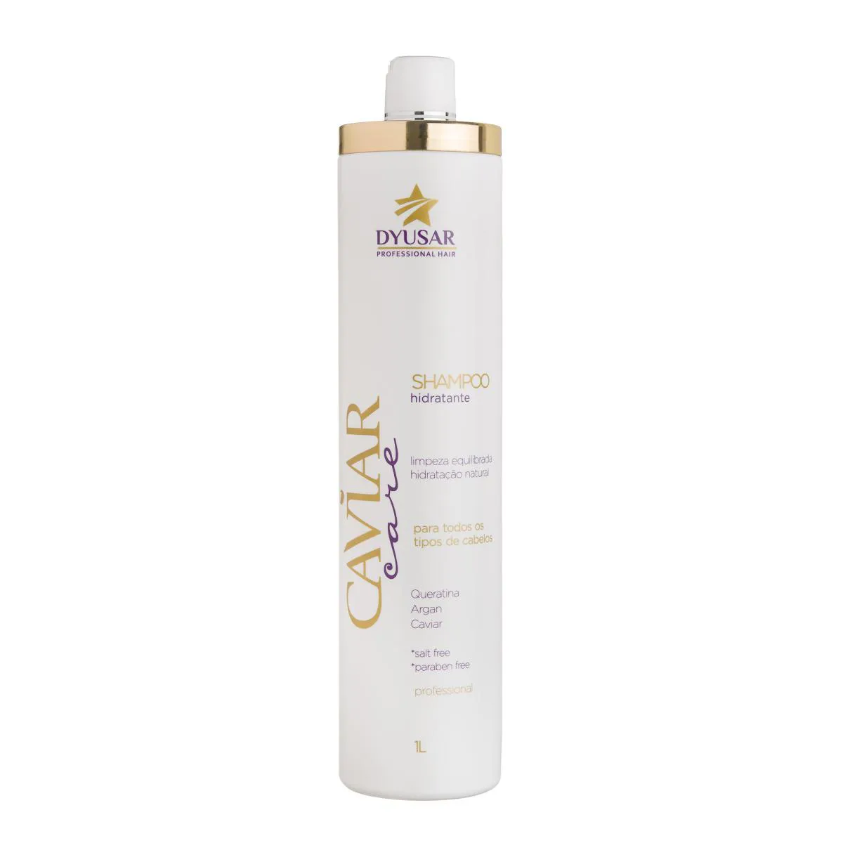 SHAMPOO DE NUTRIçãO CAVIAR DYUSAR COSMéTICOS 1LITRO