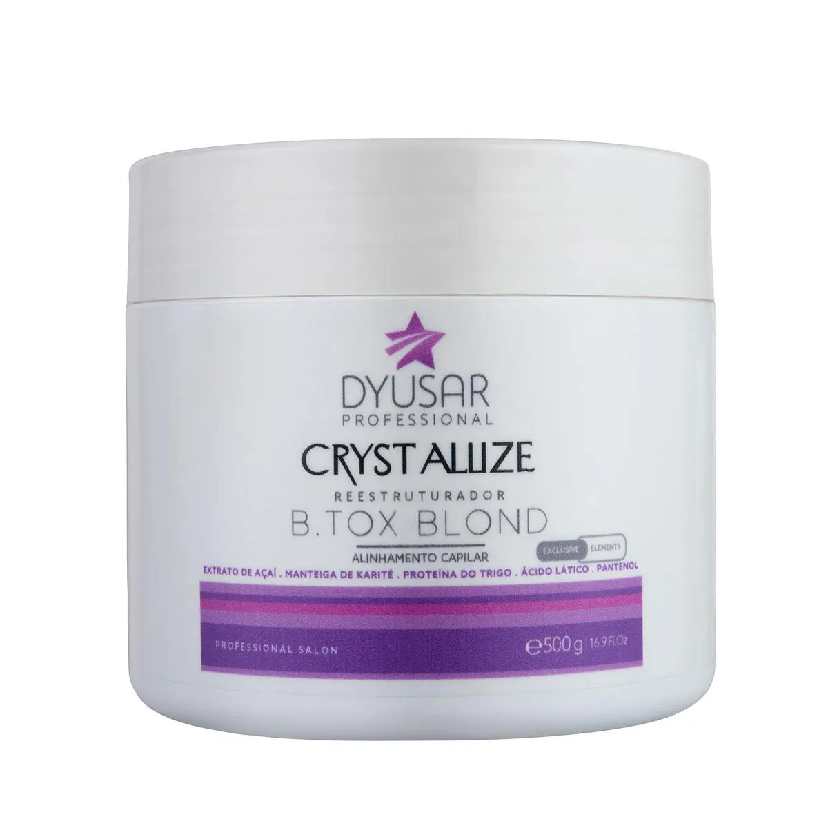 MáSCARA REDUTORA DE VOLUME CRYSTALLIS BLOND DYUSAR 500G