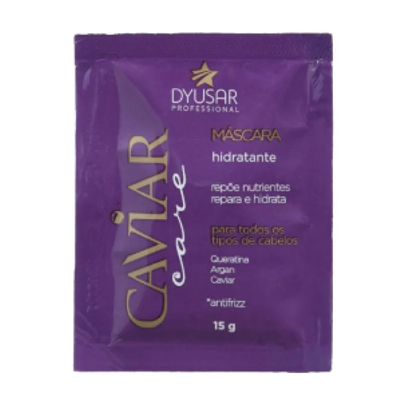 SACHê MASCARA NUTRITIVA HIDRATANTE CAVIAR CARE 15G DYUSAR