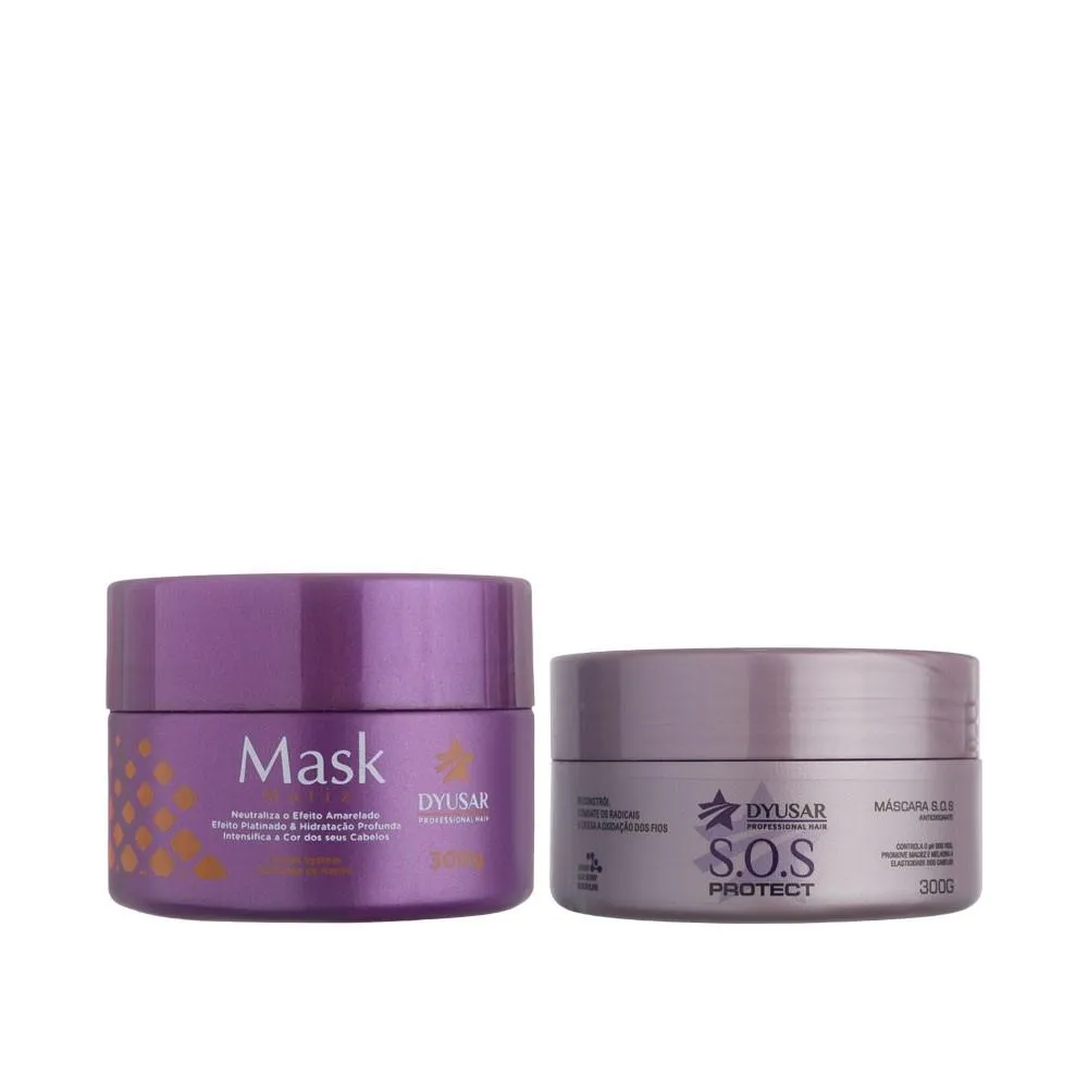 KIT MáSCARA MATIZADORA + MáSCARA S.O.S DYUSAR 300G