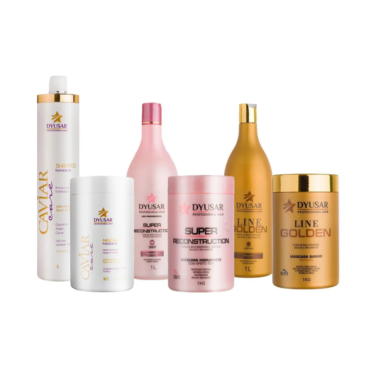 CRONOGRAMA CAPILAR PROFISSIONAL COMPLETO SHAMPOO E MáSCARA