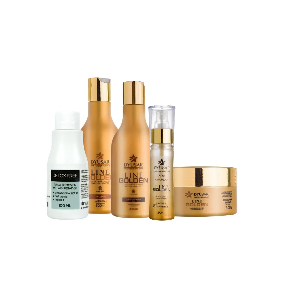 KIT HIDRATAçãO SHAMPOO E MáSCARA COM ÓLEO E TONICO BIOTINA