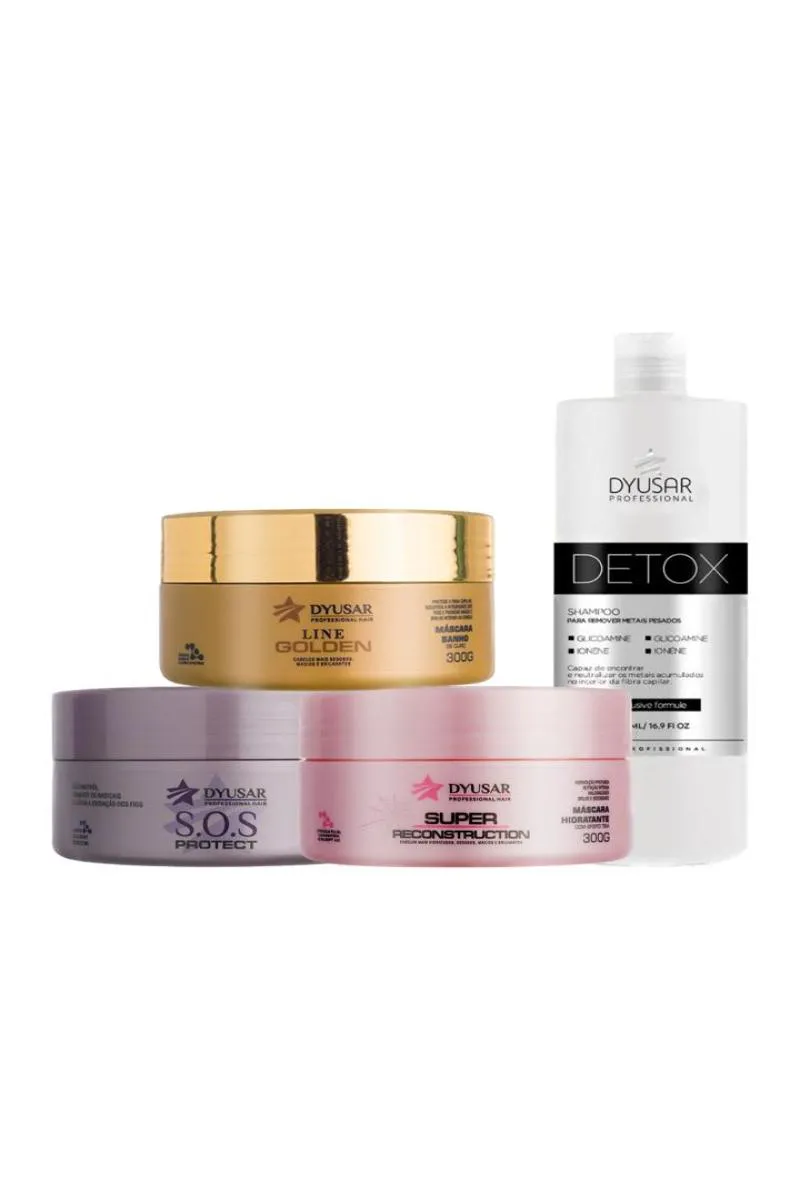 MáSCARA DE RECONSTRUçãO HIDRATAçãO E SOS + DETOX FREE 500ML