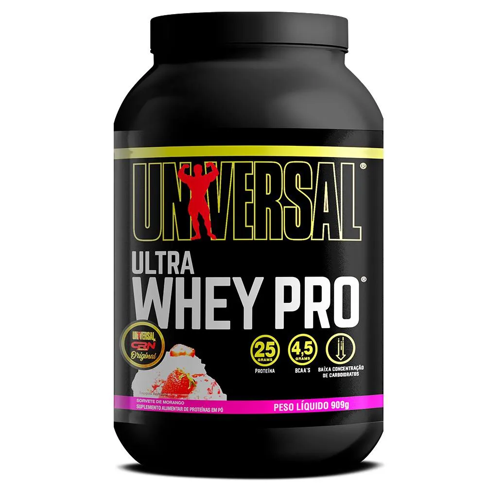 WHEY ULTRA WHEY PRO 900G - UNIVERSAL NUTRITION Ultra Whey PRO Universal 909g Morango