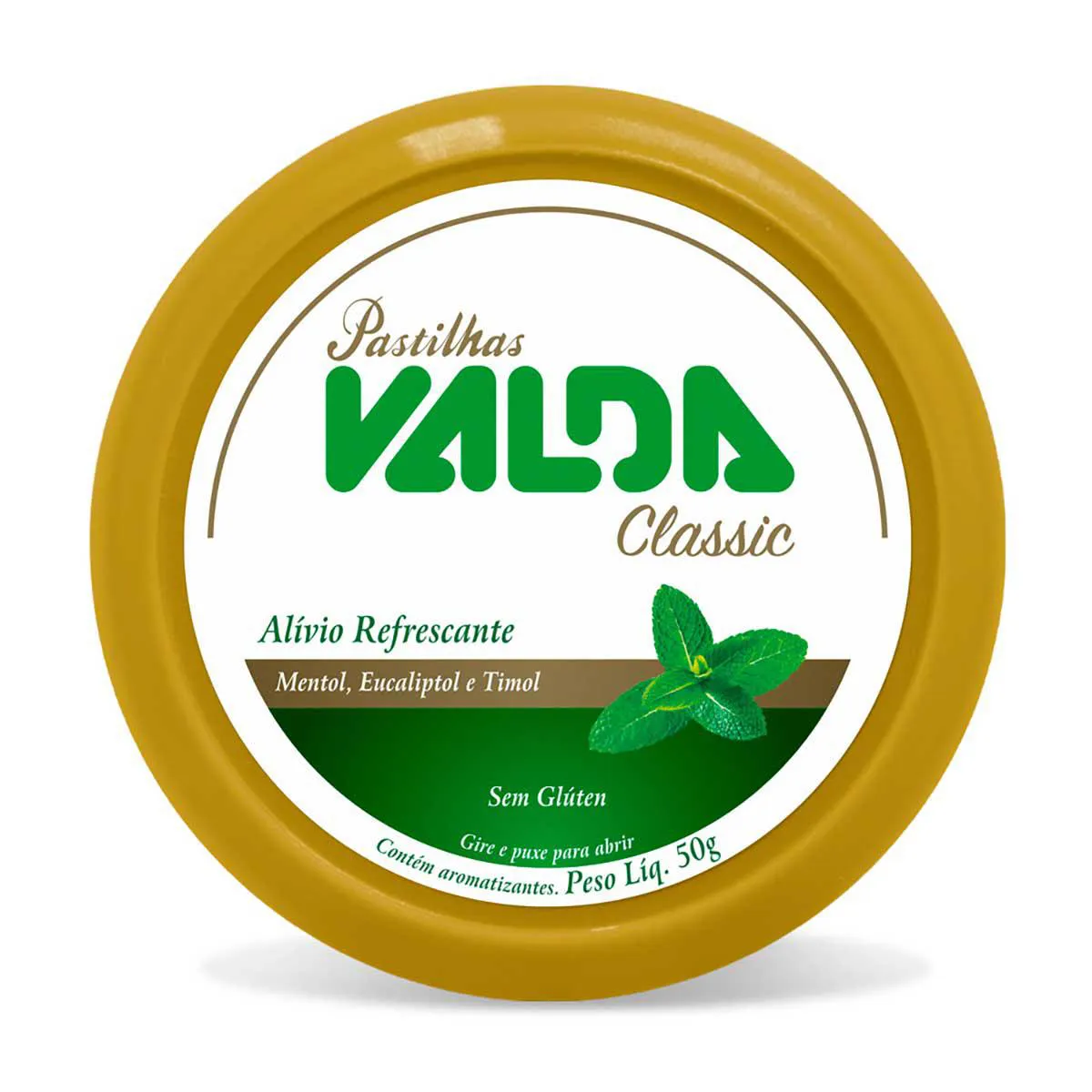 Pastilha Valda Classic Lata 50g