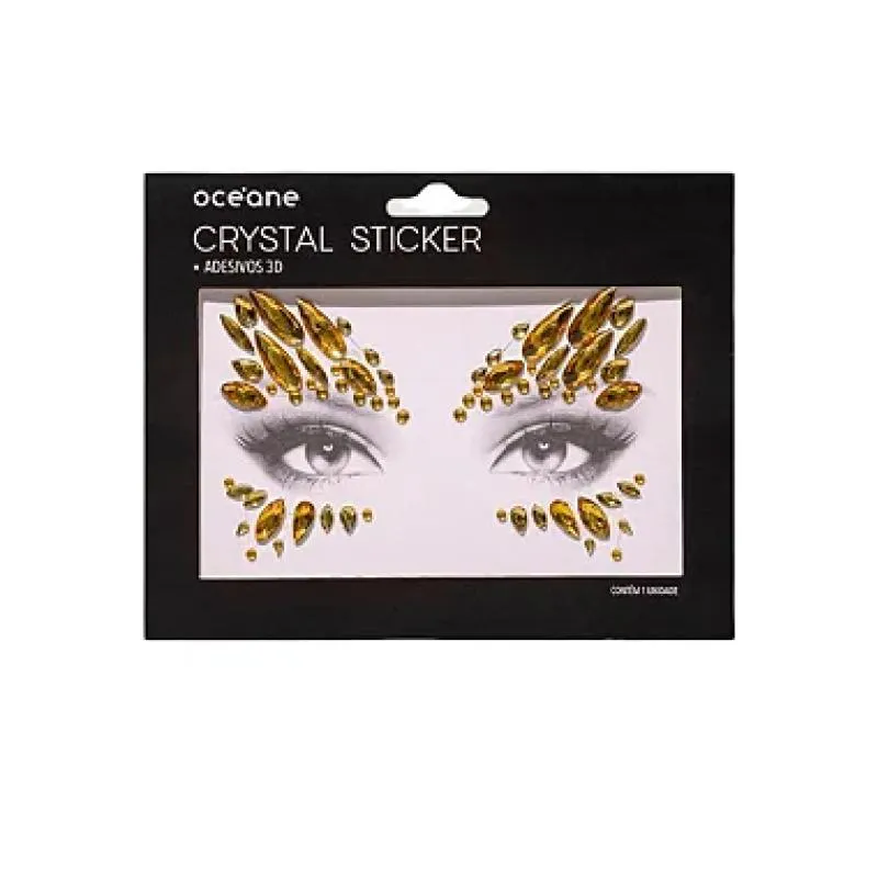 ADESIVO FACIAL 3D - CRYSTAL STICKER CS6