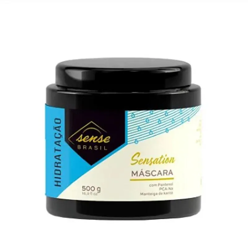 MáSCARA DE HIDRATAçãO SENSE BRASIL SENSATION 500GR