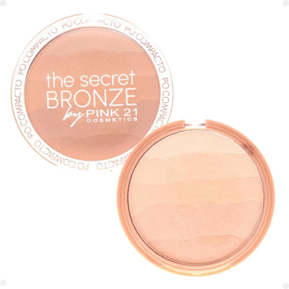 Pó COMPACTO PINK 21 THE SECRET BRONZE 02