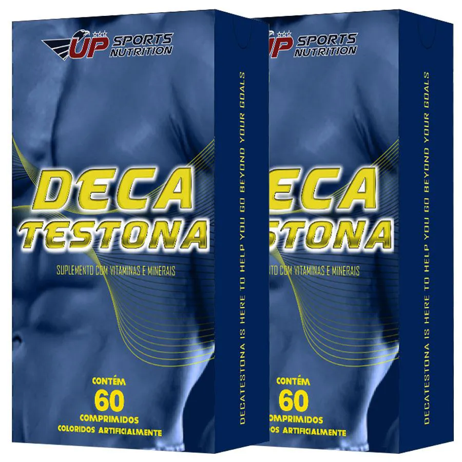 2X DECA TESTONA COM 60 COMPRIMIDOS CADA UP SPORTS NUTRITION