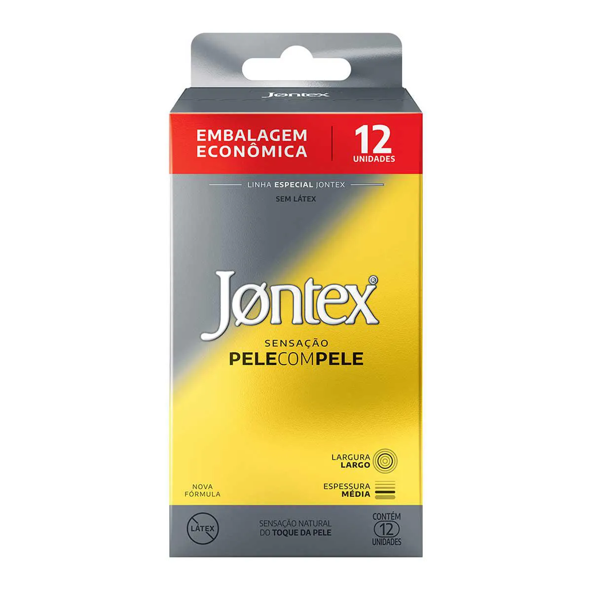 Camisinha Jontex Sensação Pele com Pele 4 unidades | Droga Raia