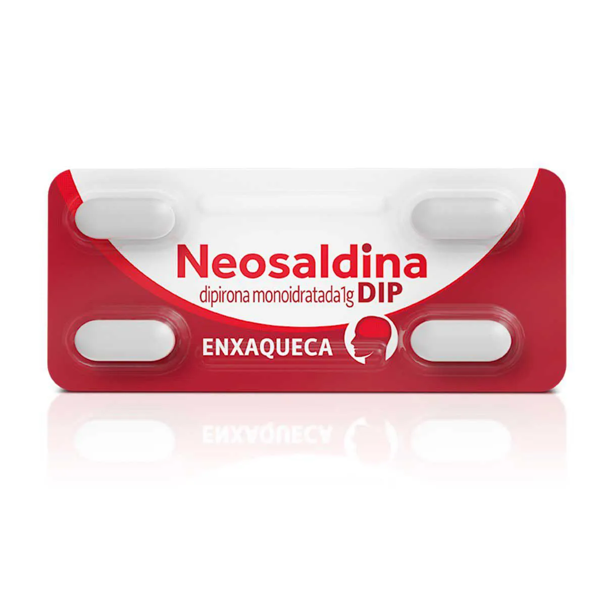 Neosaldina Dip Dipirona Monoidratada 1g 4 comprimidos