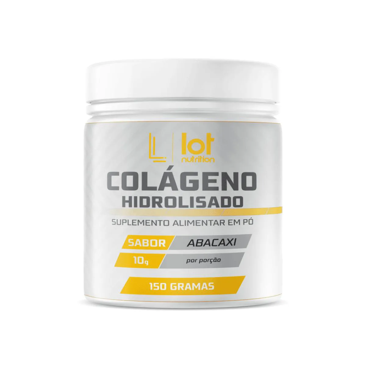 COLáGENO HIDROLISADO 150G LOT NUTRITION SABOR ABACAXI