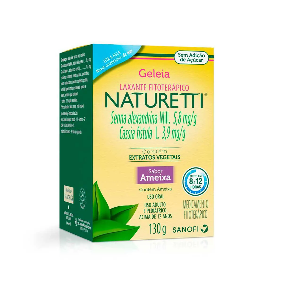 Naturetti Sabor Ameixa Sem Açúcar Geleia 130g