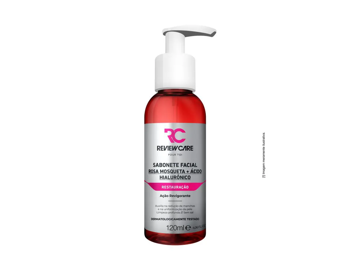SABONETE FACIAL ROSA MOSQUETA + ÁCIDO HIALURôNICO 120ML REVIEW CARE