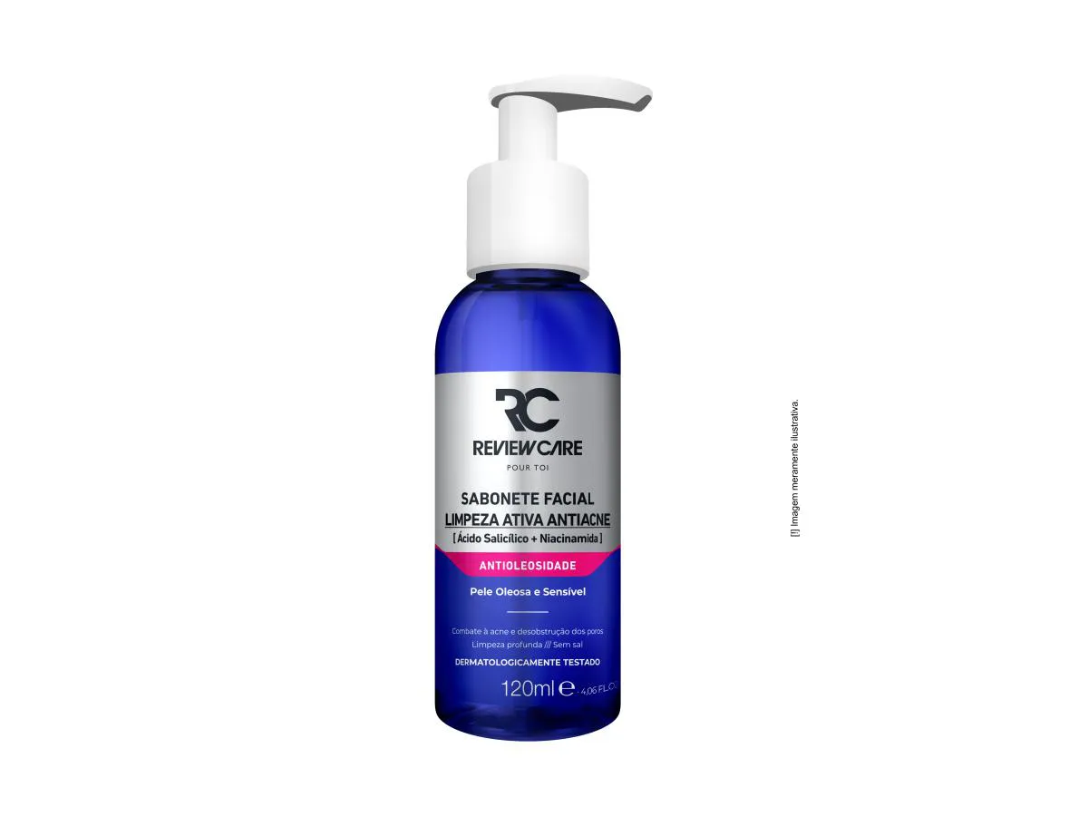 SABONETE FACIAL ANTIACNE LIMPEZA ÁCIDO SALICíLICO + NIACINAMIDA 120ML REVIEW CARE