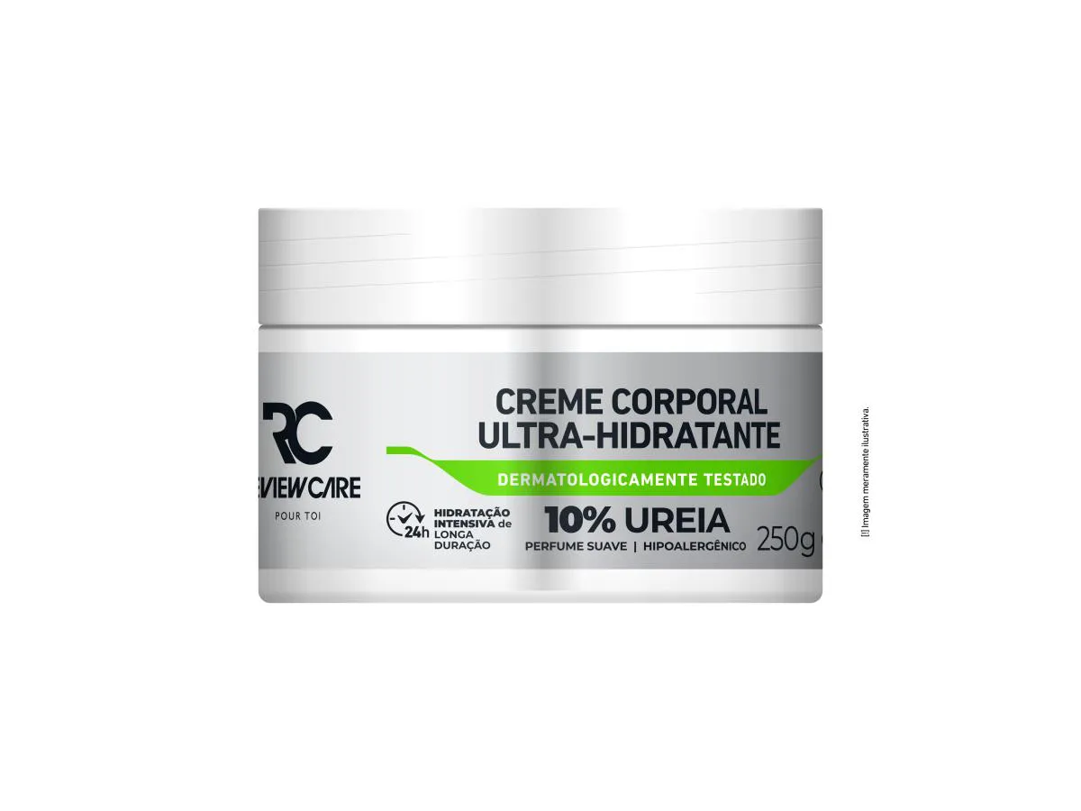 CREME CORPORAL ULTRA HIDRATANTE PARA TODAS AS PELES COM PERFUME SUAVE 10% UREIA 250G REVIEW CARE